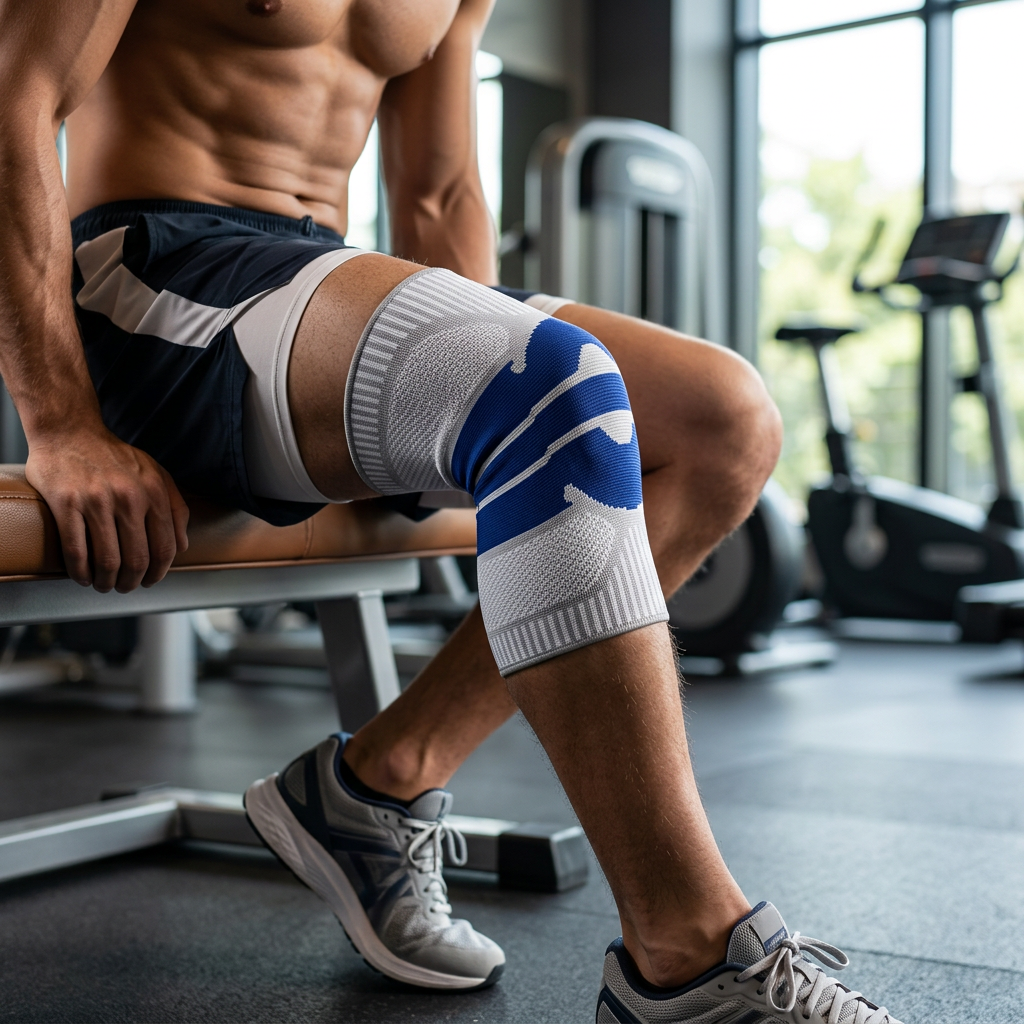 Compression Knee Sleeve — Side Stabilizers